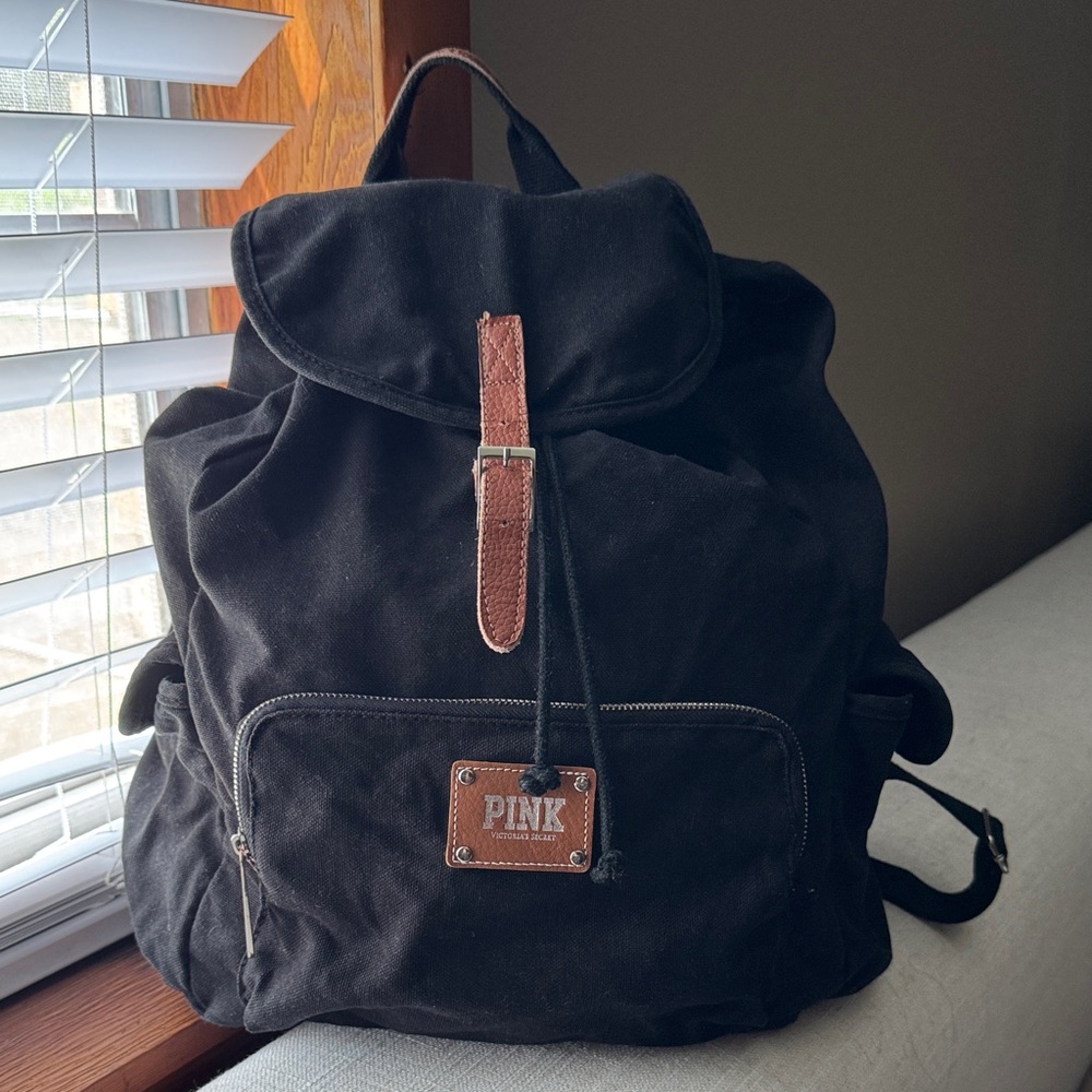 Pink Drawstring Backpack - image 1